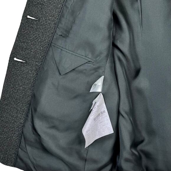 Giorgio Armani Classico Borgo 21 Womens Gray Cashmere Blazer Jacket 46 US 10 - Picture 8 of 11